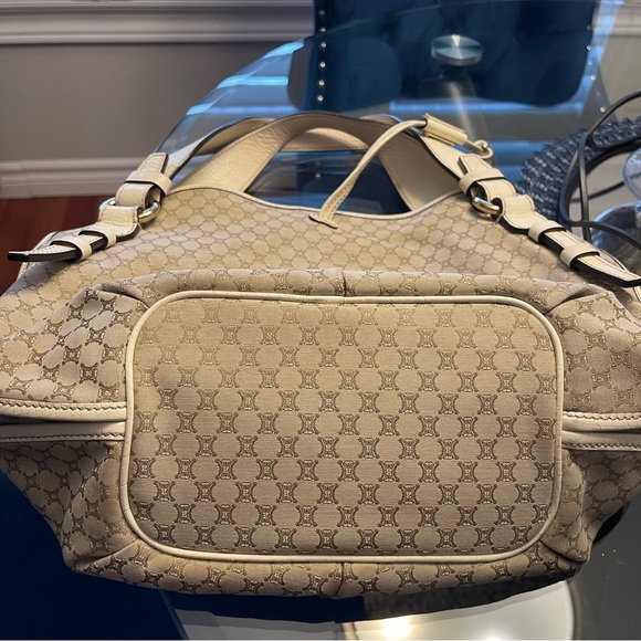 Celine Macadam Bittersweet Canvas Shoulder Bag - Picture 12 of 13